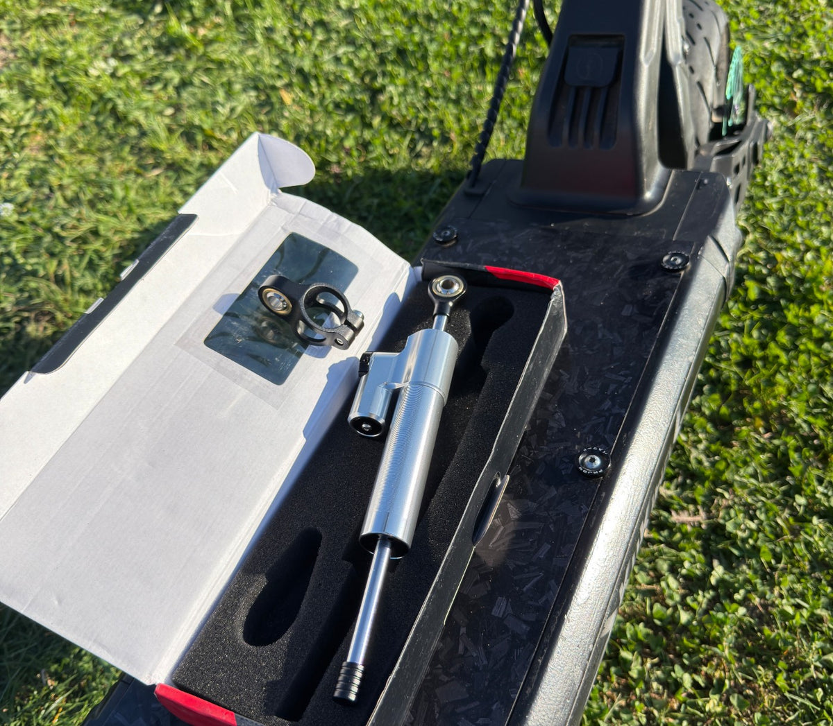 Steering Damper — Silver