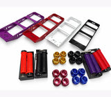 Wheelie Bar Set - Violet / Black / Red